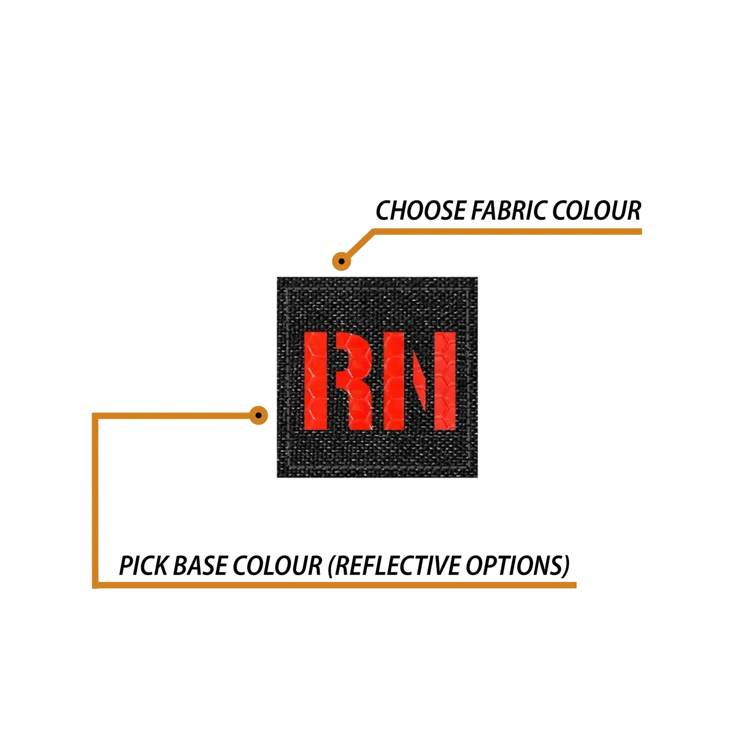 Custom Nametape Patch 1x1" | Laser Cut Patch with Hook Fastener | Your Custom Text - Image 2