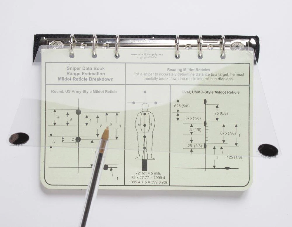 Detachable 6-Ring Binder Clip (Fits 6 hole, 4 5/8 x 7inch paper) - Image 3