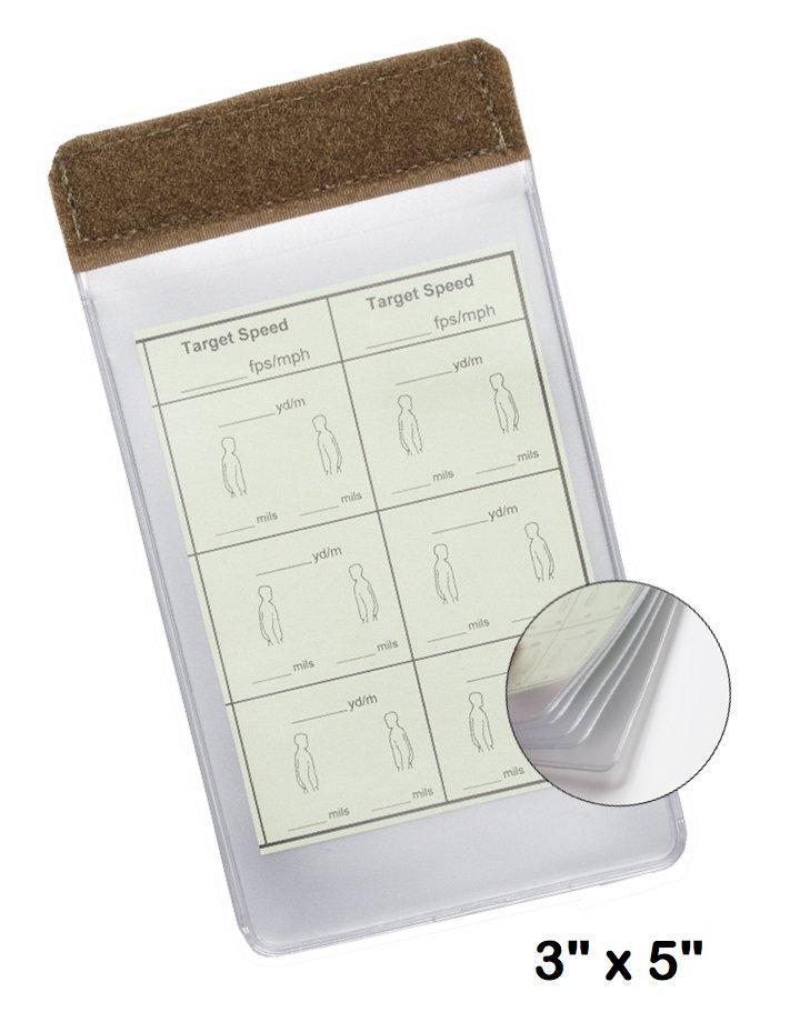 Detachable Vinyl Checklists (for 3x5" Paper), 5 pages/10 views, stackable
