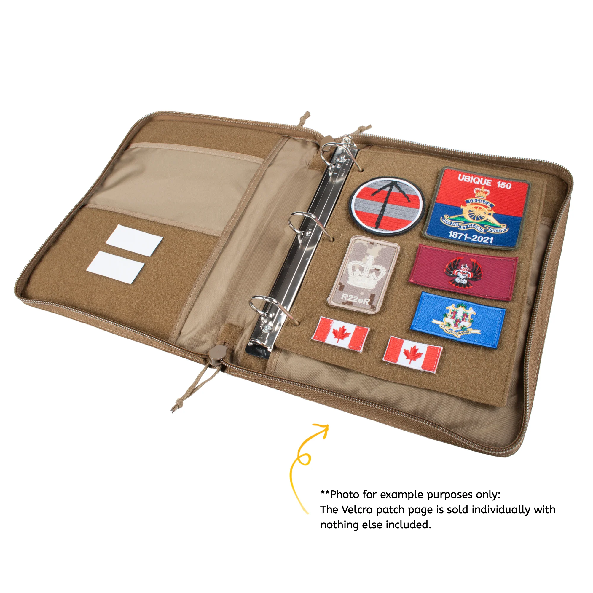 Double-sided Loop Fastener Patch Pages, fits a 3-Ring Binder - Image 6