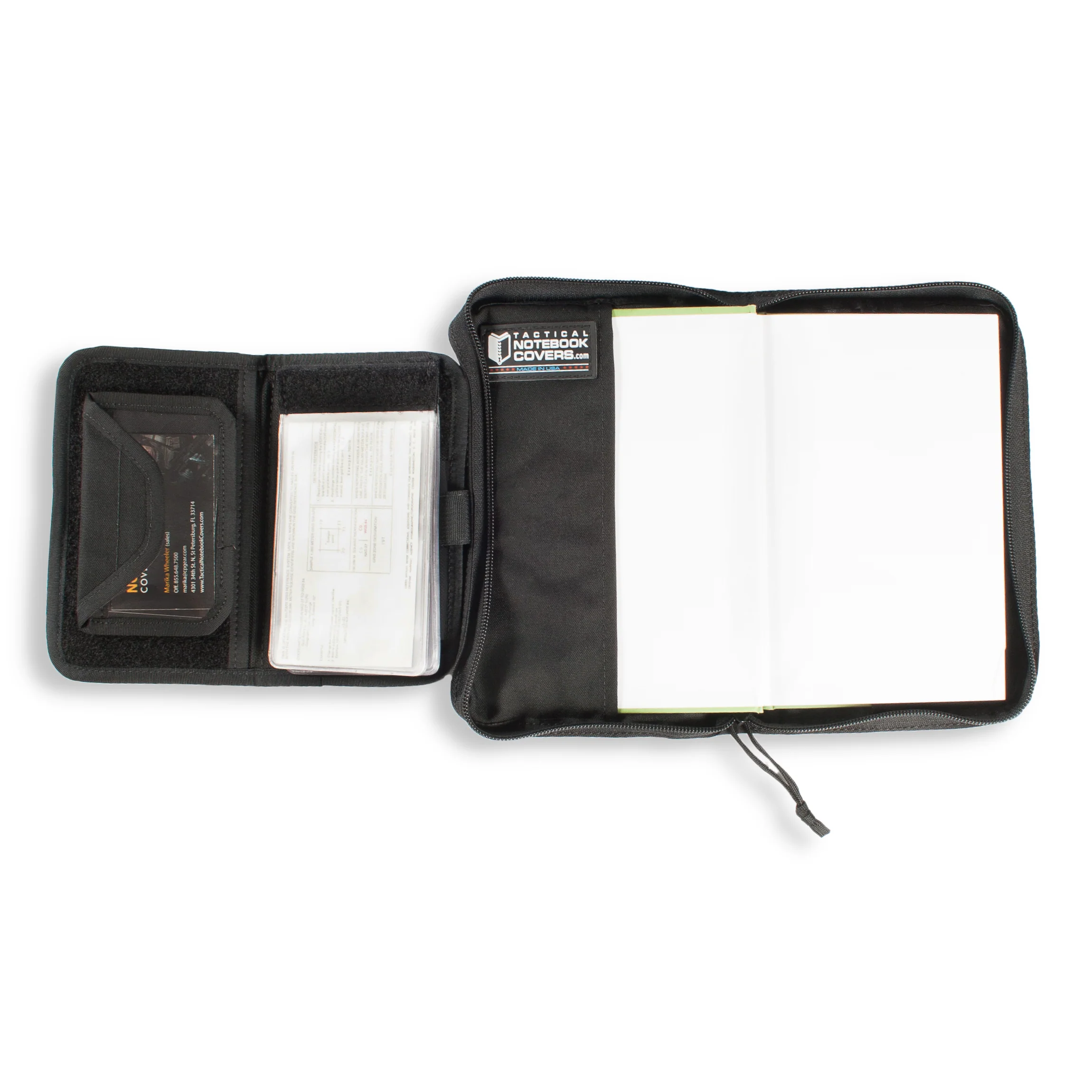 TAM Army Green Book Cover System with 3x5 Checklist - Image 8